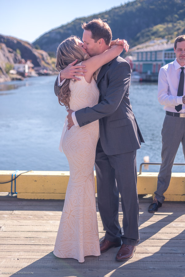 Wedding photos in Quidi Vidi Village Ceremony