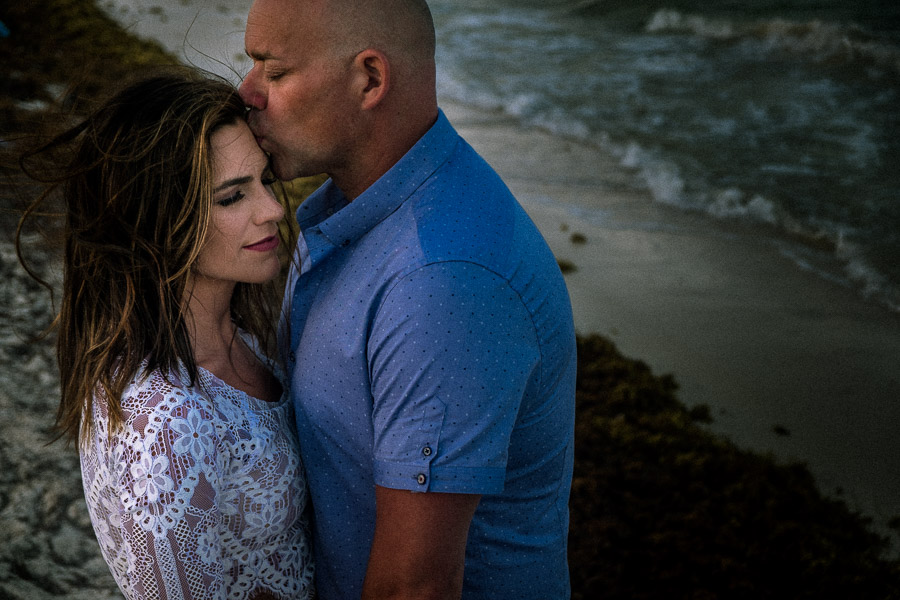 Mexico Beach Engagement Session in Cancun, Mexico