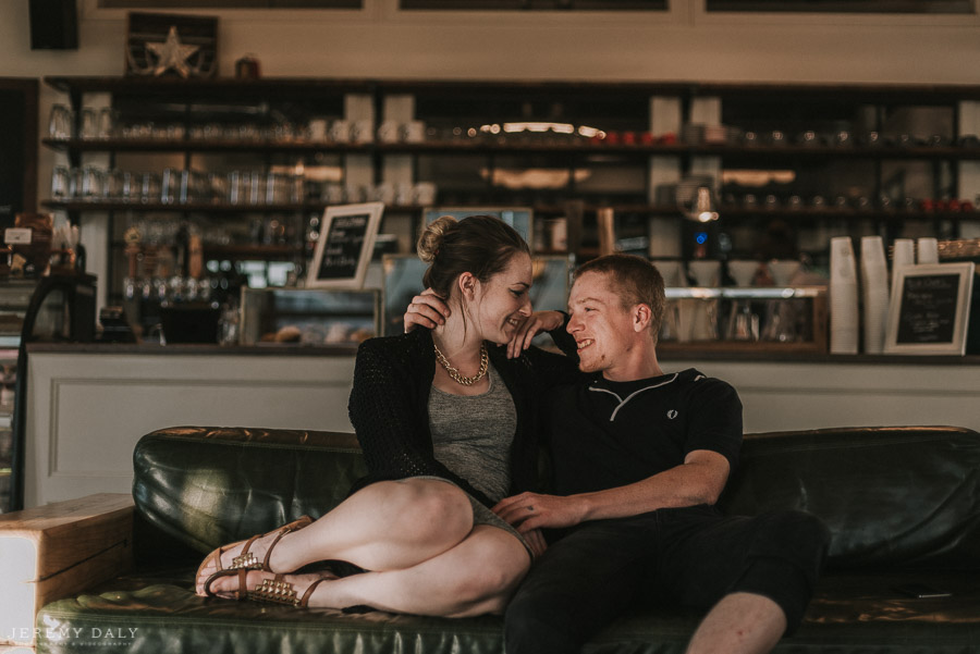 Smile Tiger Coffee Engagement Photography