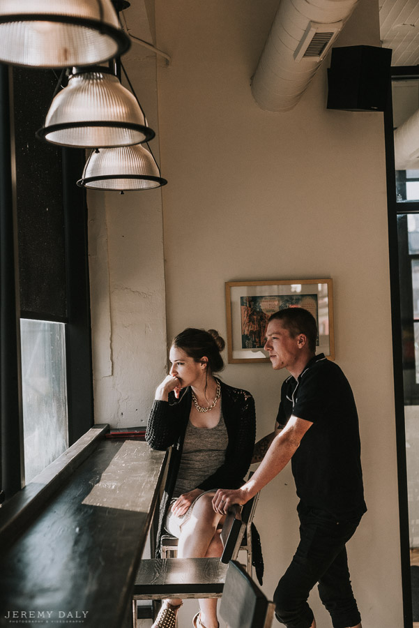 Smile Tiger Coffee Engagement Photography