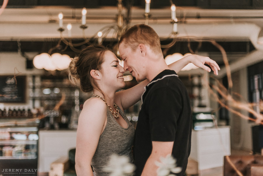 Smile Tiger Coffee Engagement Photography