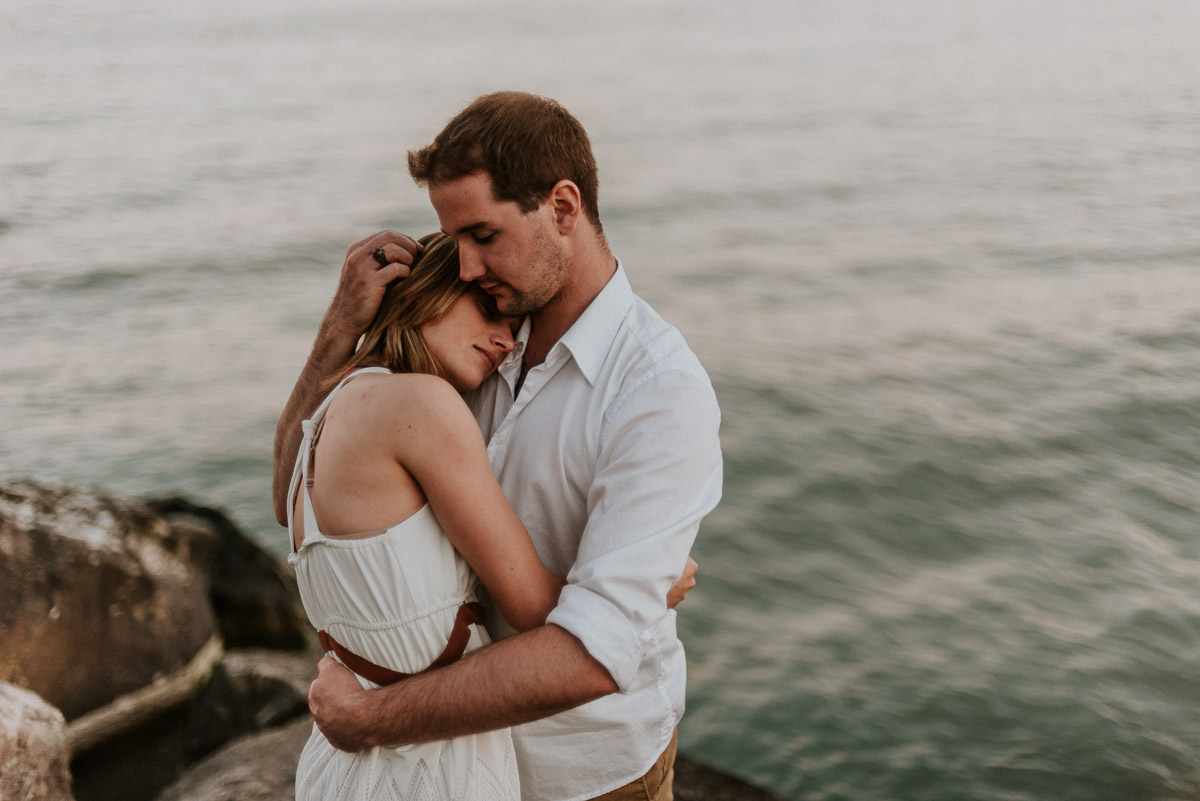 Scarborough Bluffs beach engagement wedding photography