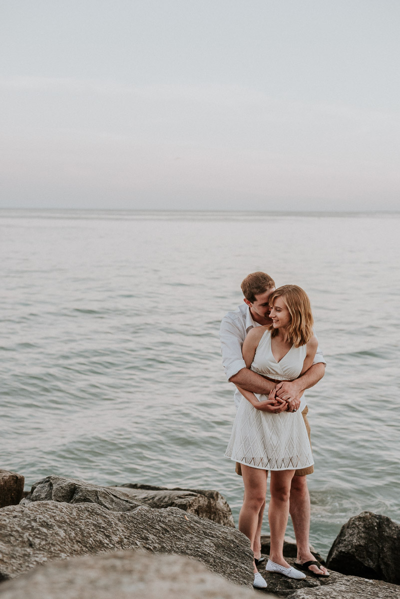 Scarborough Bluffs beach engagement wedding photography