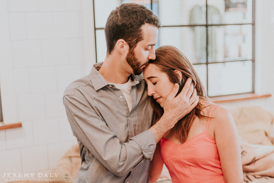 smile tiger coffee engagement photography