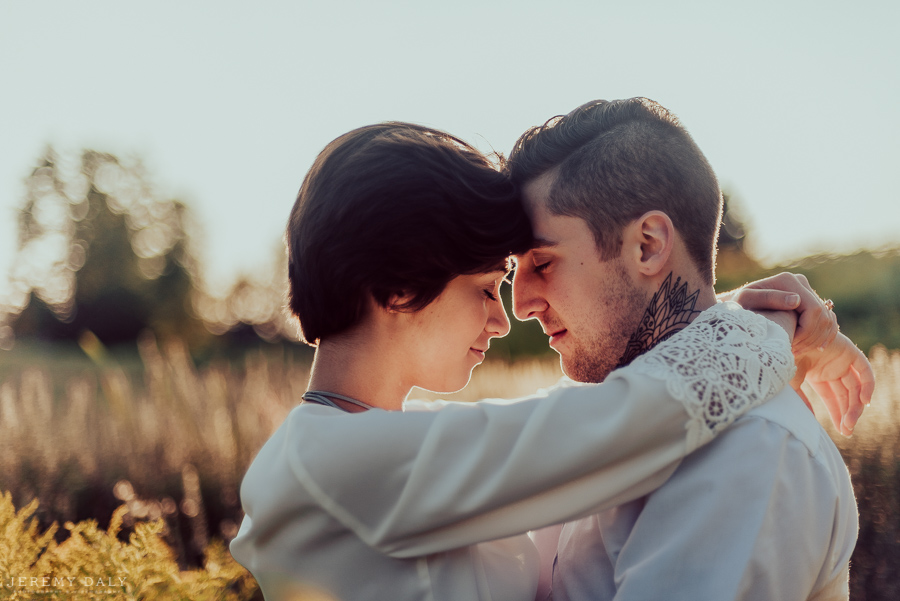 sunset engagement photographer kitchener waterloo