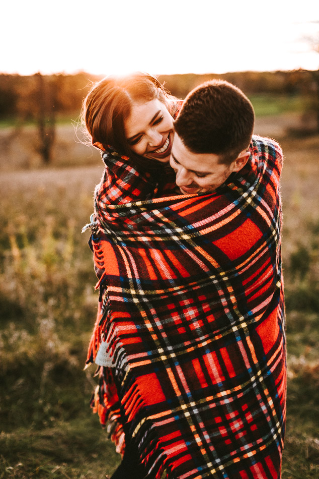 Kitchener Waterloo engagement photographers sunset location